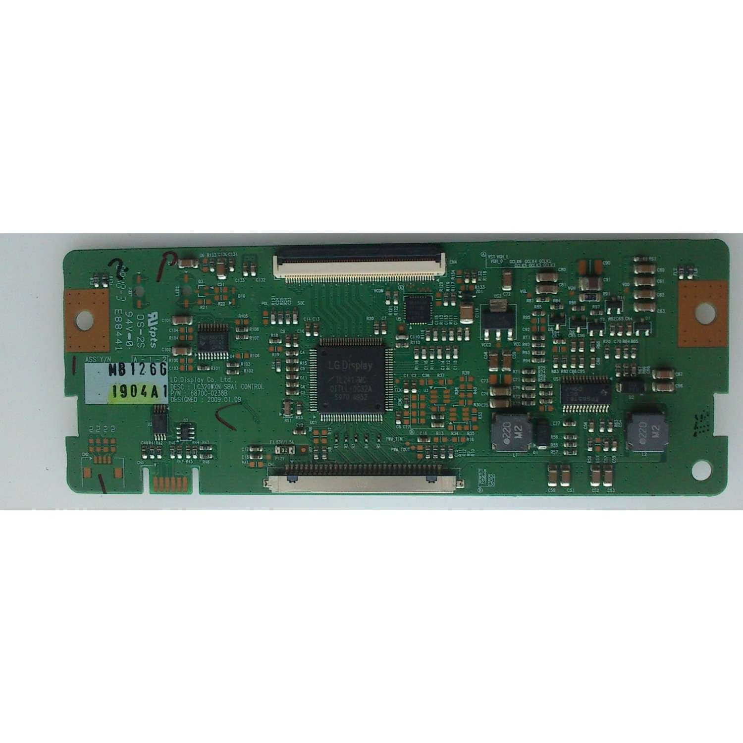 T-CON PARA TV SANYO / NUMERO DE PARTE 6871L-1904A / 6870C-0238B / 1904A / PANEL LC320WXN (SB)(A1) / MODELOS TF-TV3217 / 32T51 / 32LG40-UG / 32LH20-UA / L32HD35D / DP32649 P32649-01